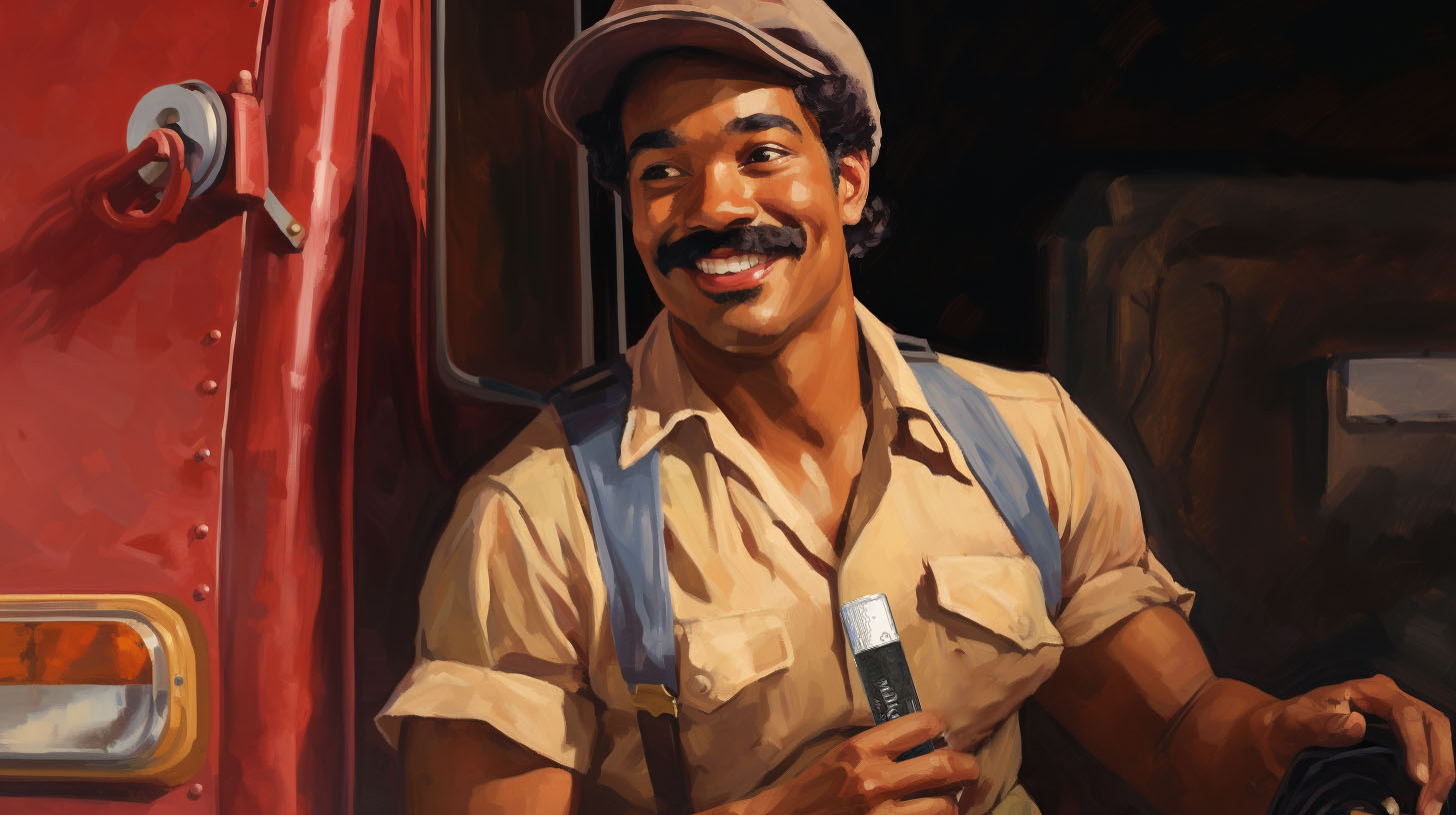 man with moustache holding milkman moustache wax