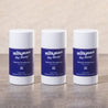 3 pack of natural deodorant with bay rum scent
