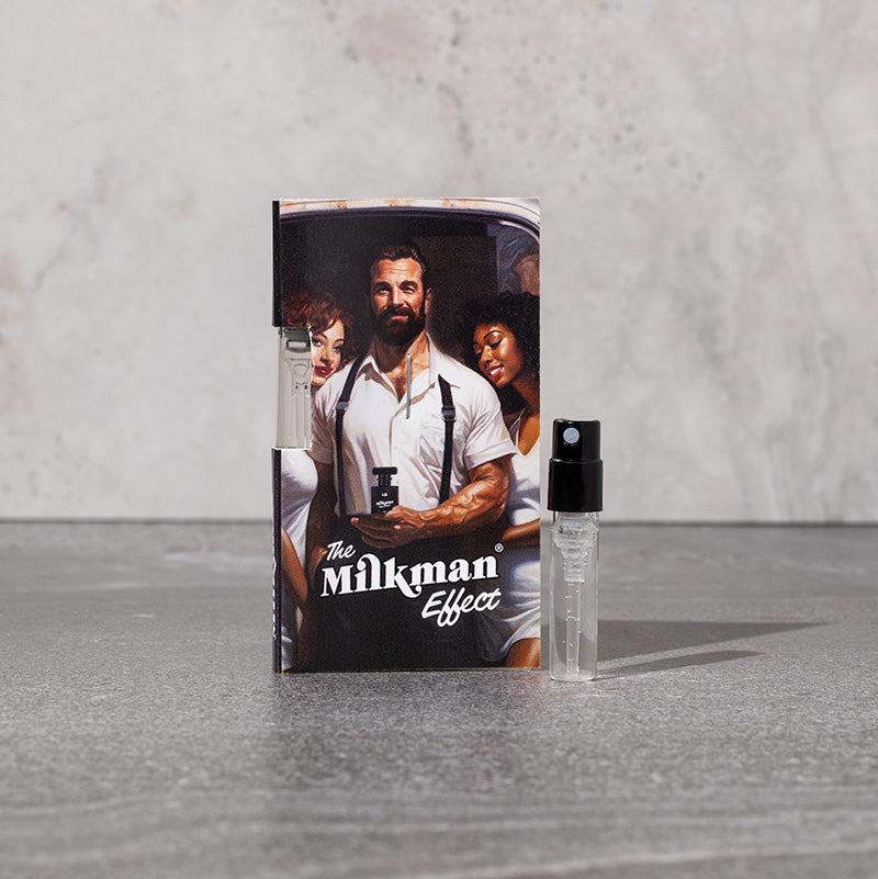sample of King of Wood fragrance for men by Milkman
