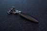 matte black milkman razor (mach 3 compatible)
