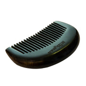 beard comb wooden on white background