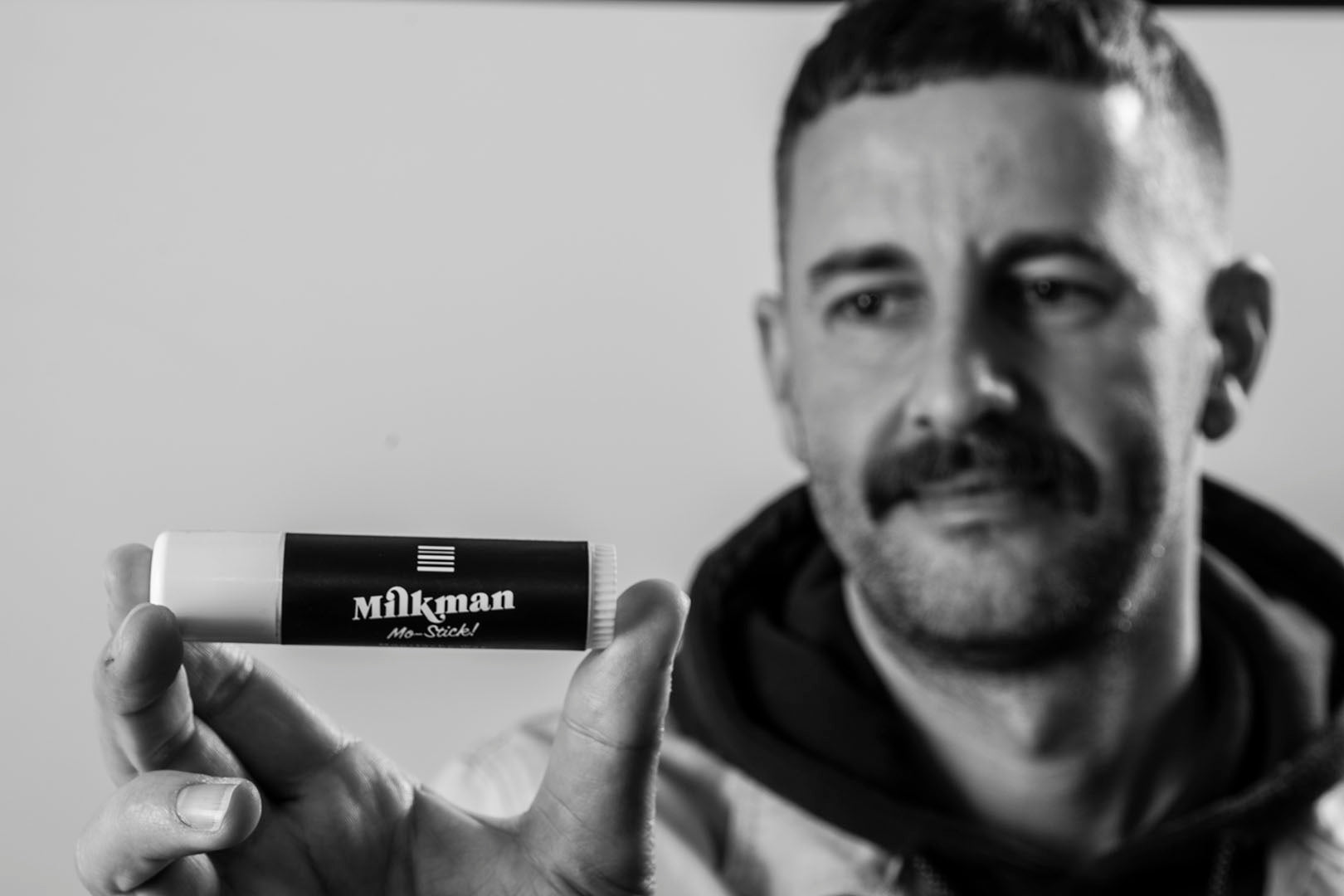 man with his milkman grooming essentials