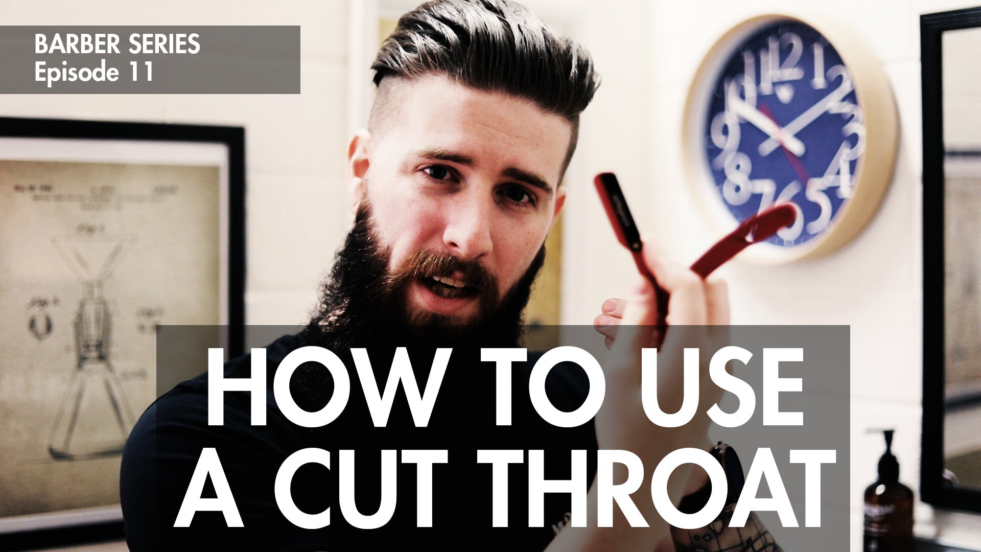 how to use a cut throat