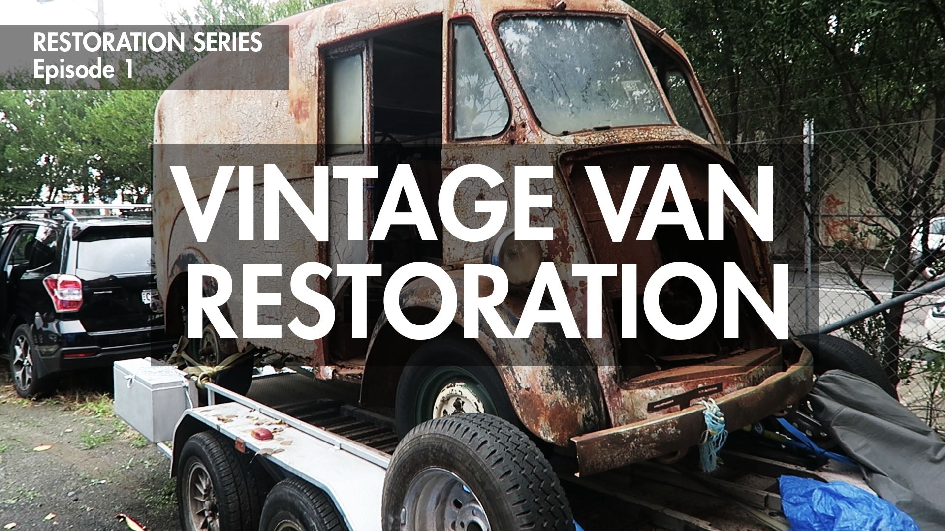 vintage milkman van restoration