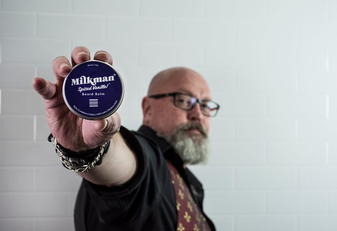 Rex silver with Spiced Vanille beard balm