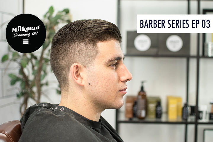 barber beard trim and shave series