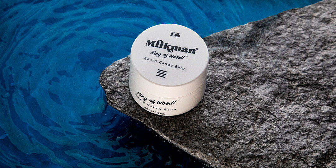Milkman beard balm banner