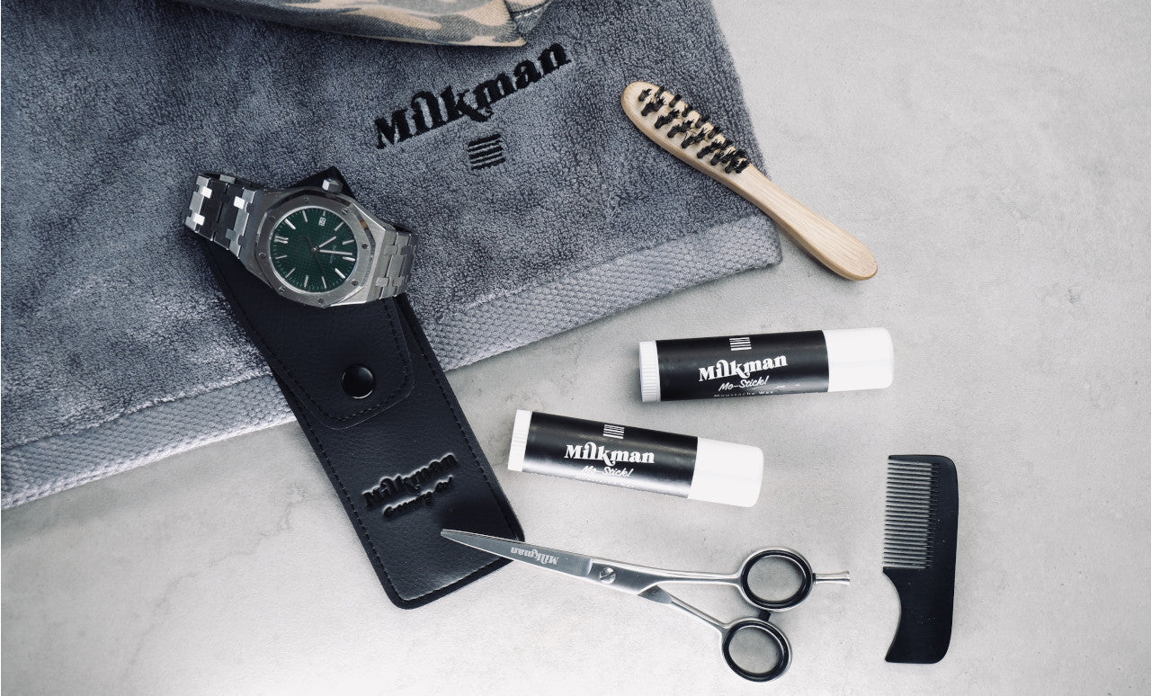 milkman moustache products banner