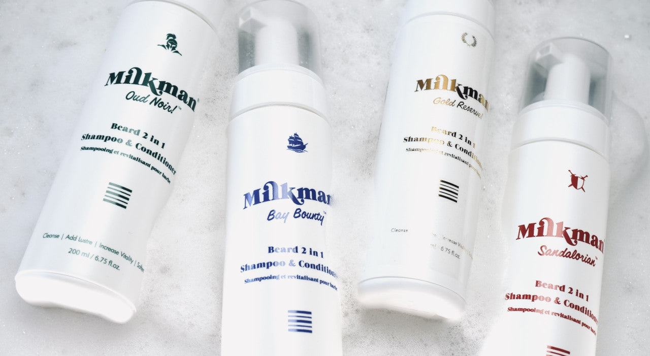 Milkman Beard Wash for men banner