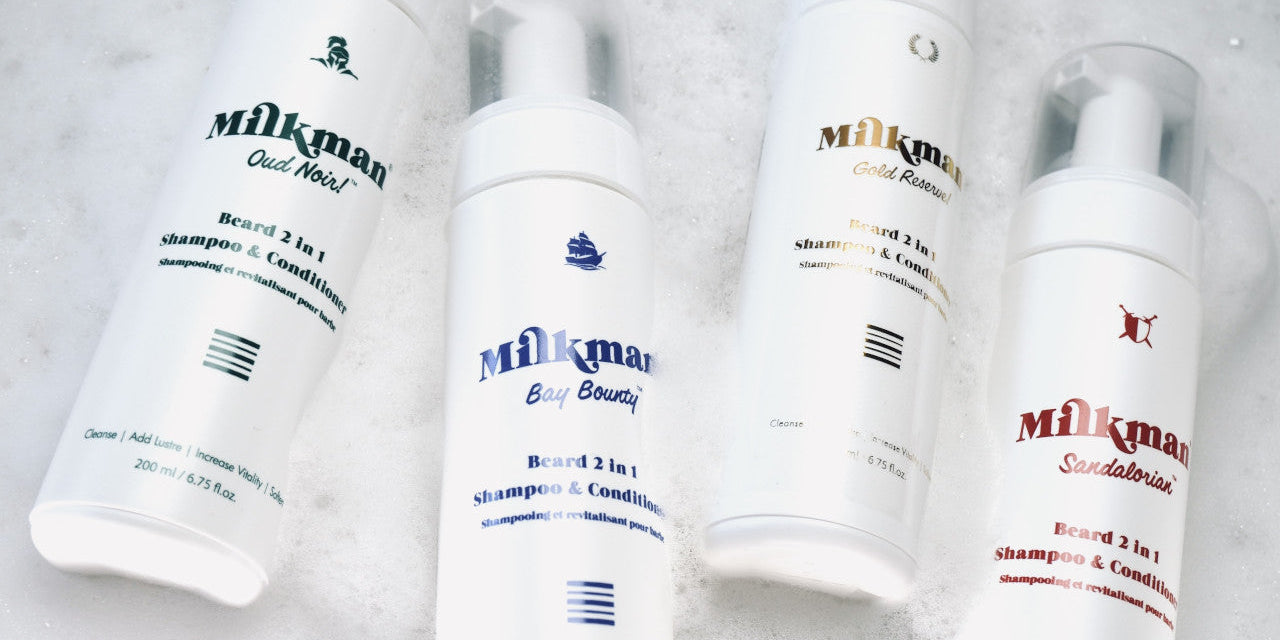 Milkman Beard Wash for men banner