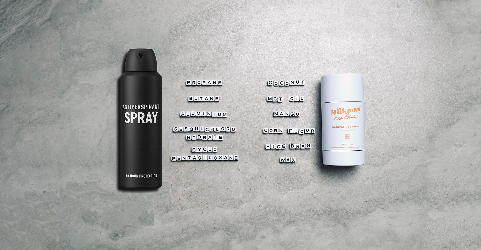 man using australian made natural deodorant for men by milkman