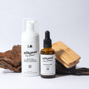 Beard Styling Box - Beard Oil, Beard Wash & Military Brush
