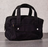 large black canvas tool kit style toiletry dopp bag for men by milkman