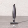 milkman matte black wood handle double edge safety razor