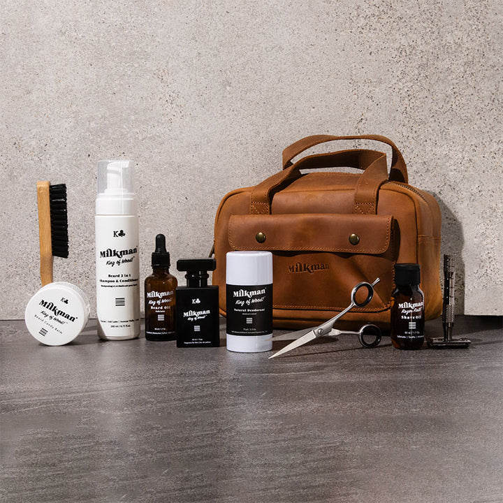 Ultimate Beard Care Kit (Gift Bag for Men) Milkman Grooming Co