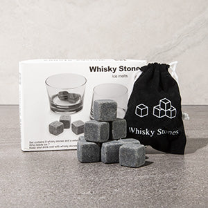 whisky stones with complimentary carry pouch