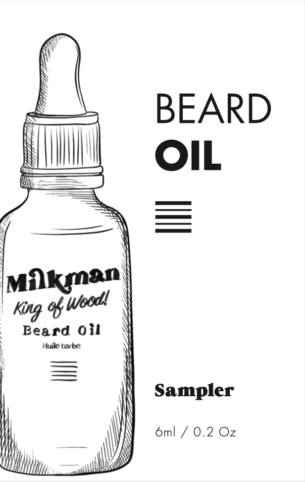 Beard Oil Sample Sachet - King of Wood