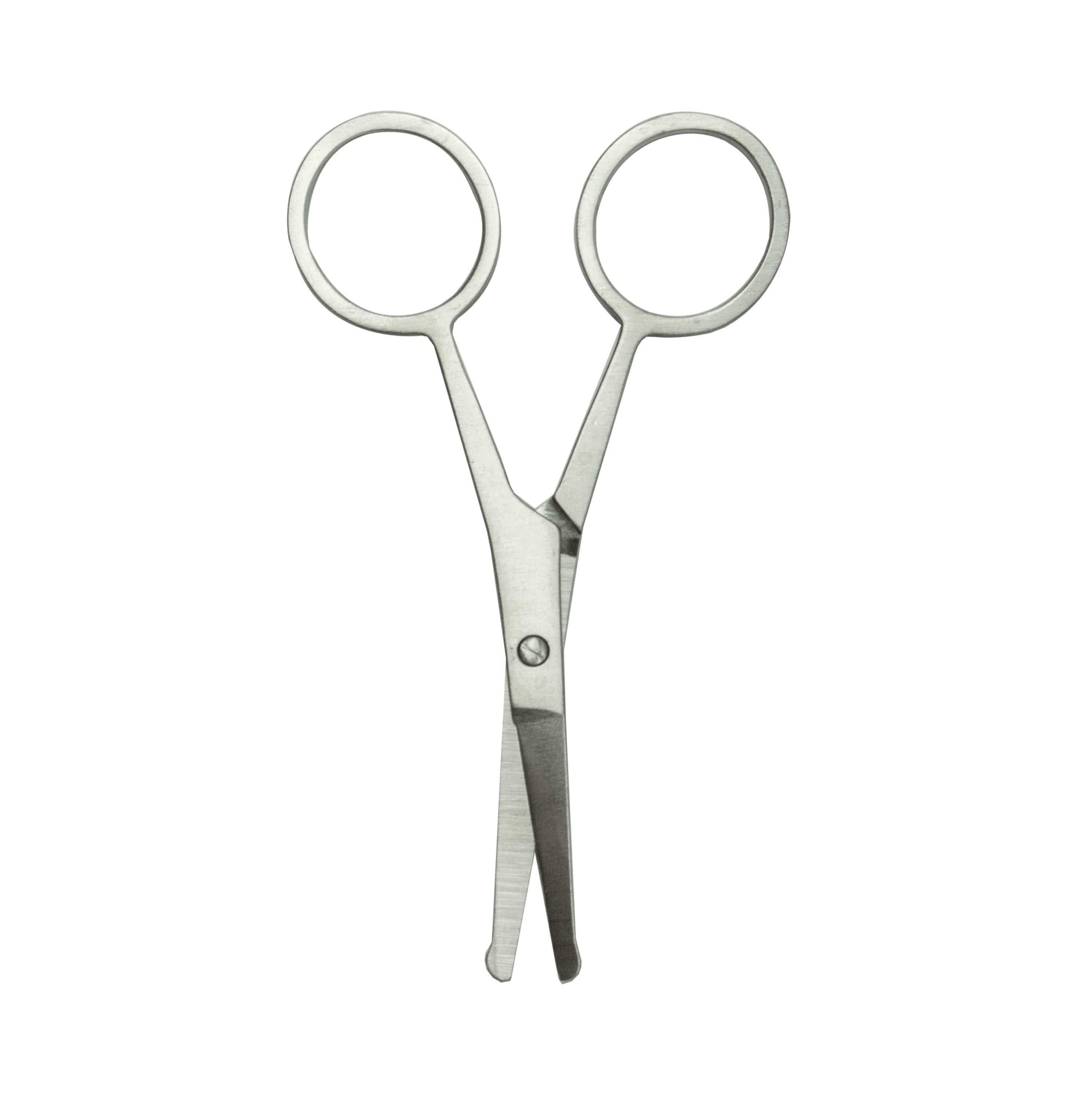 beard scissors on white background